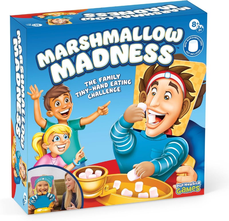 PlayMonster Marshmallow Madness Board Game – Hilarious Family Board Games for Kids & Adults, Fun Fast-Paced Party Game for Family Night, Interactive Kids Board Games, Ages 8+ - Image 1